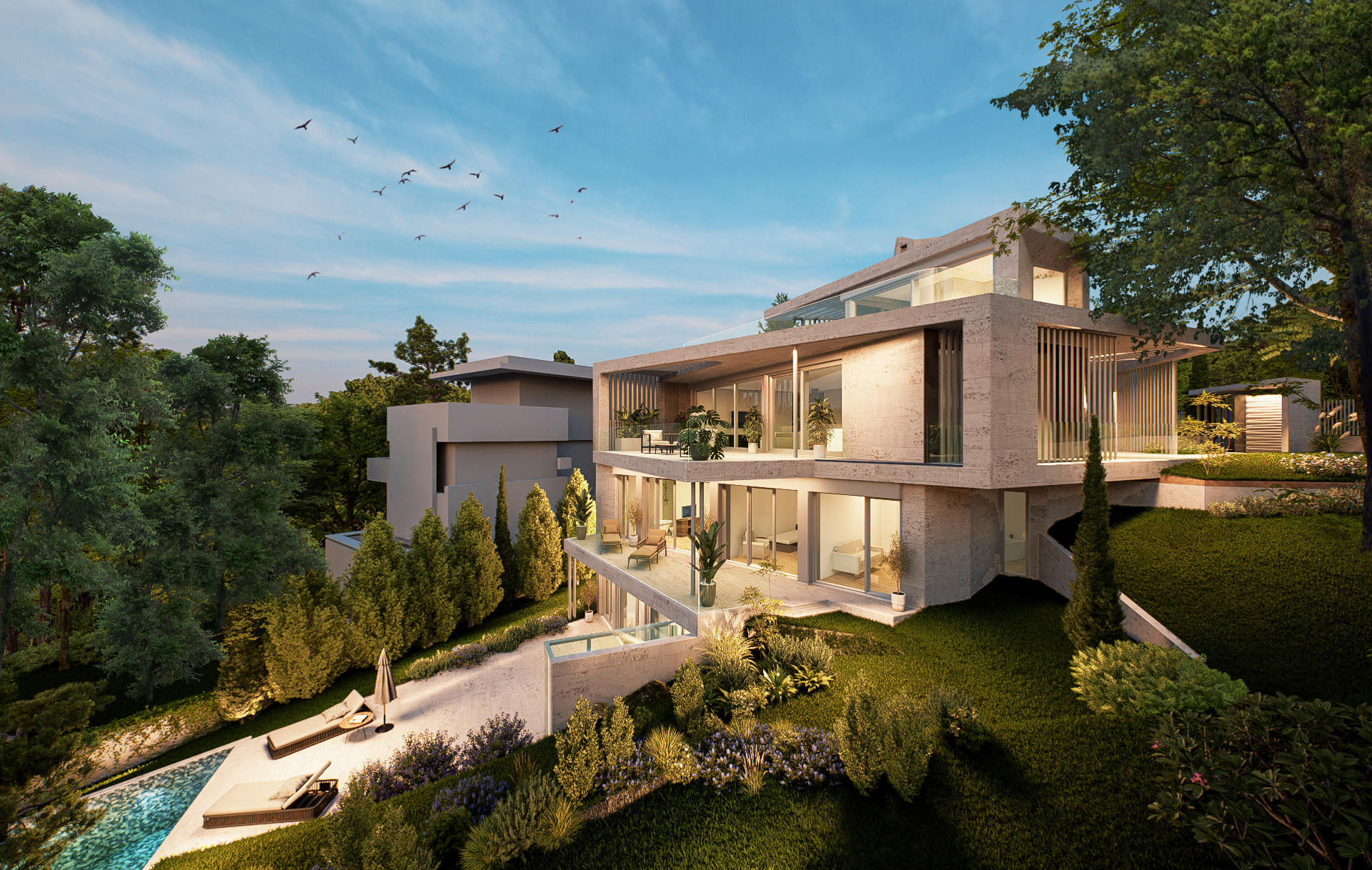 Exceptional Contemporary Villa with Breathtaking Panoramic Views on Széchenyi Hill