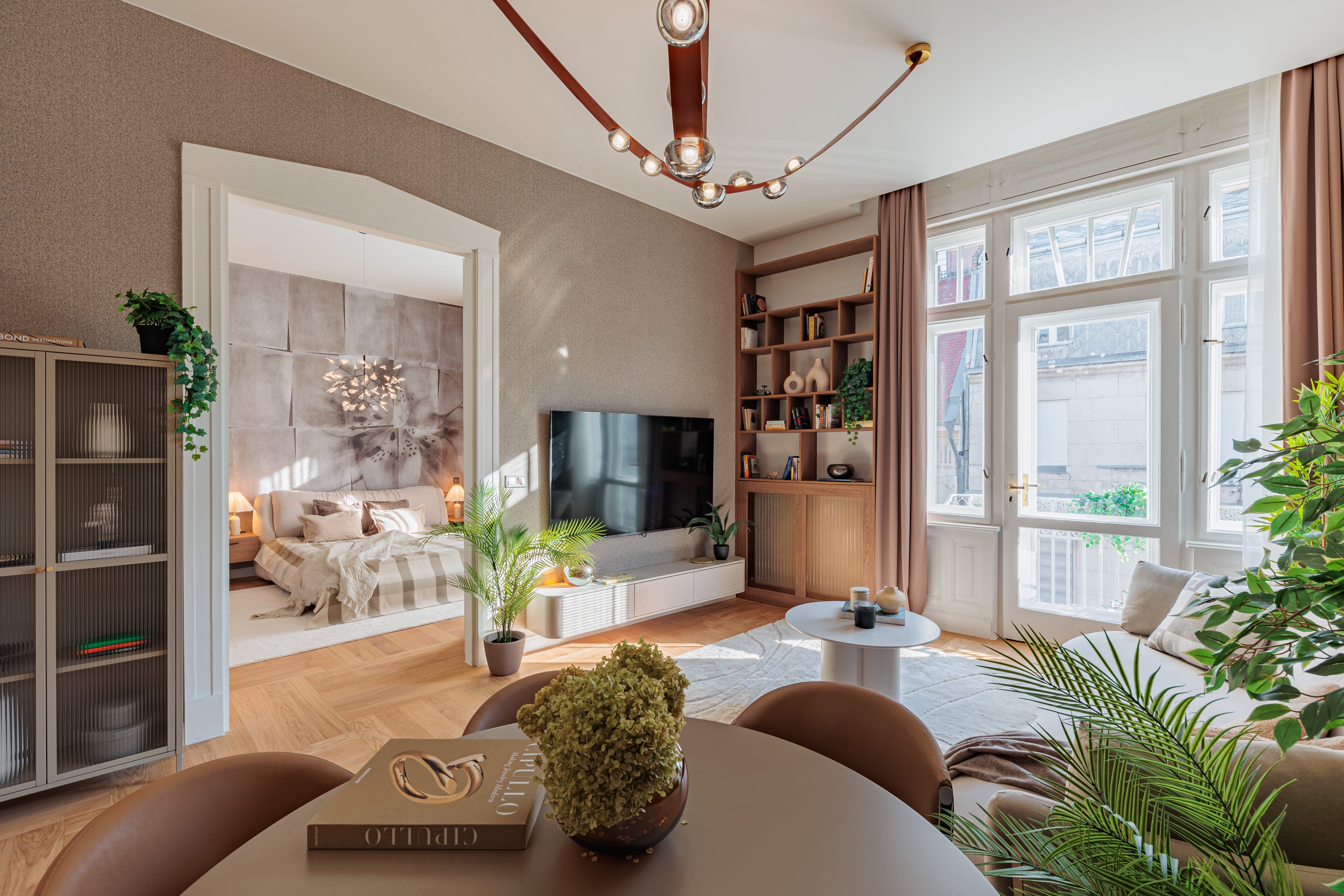 “Freshly completed apartment near Váci Street